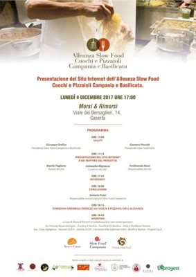 SannioDop partner dell'Alleanza Slow Food Cuochi e Pizzaioli Campania e Basilicata